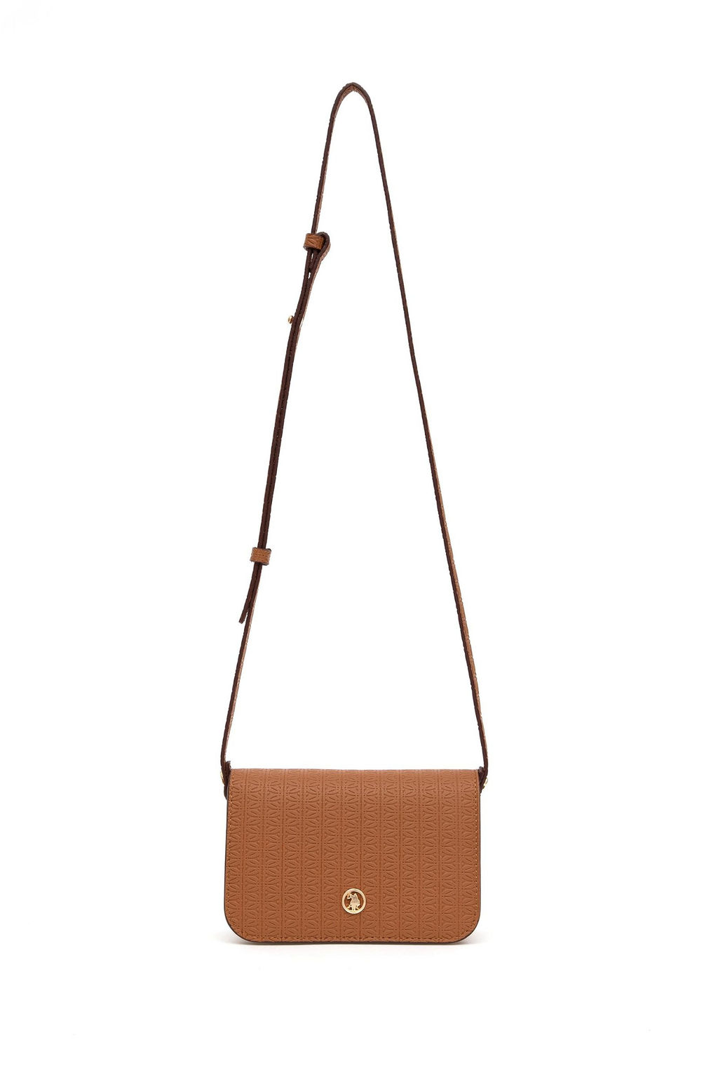 Женская светло-коричневая сумка через плечо Неожиданная скидка в корзине - U.s. polo assn фото 4