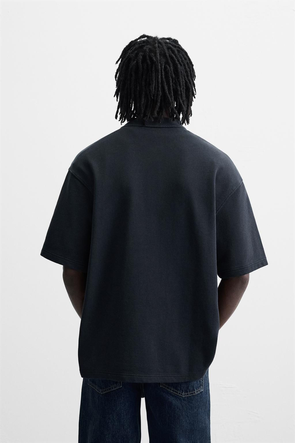 RELAXED FIT POLO SHIRT - Zara фото 3