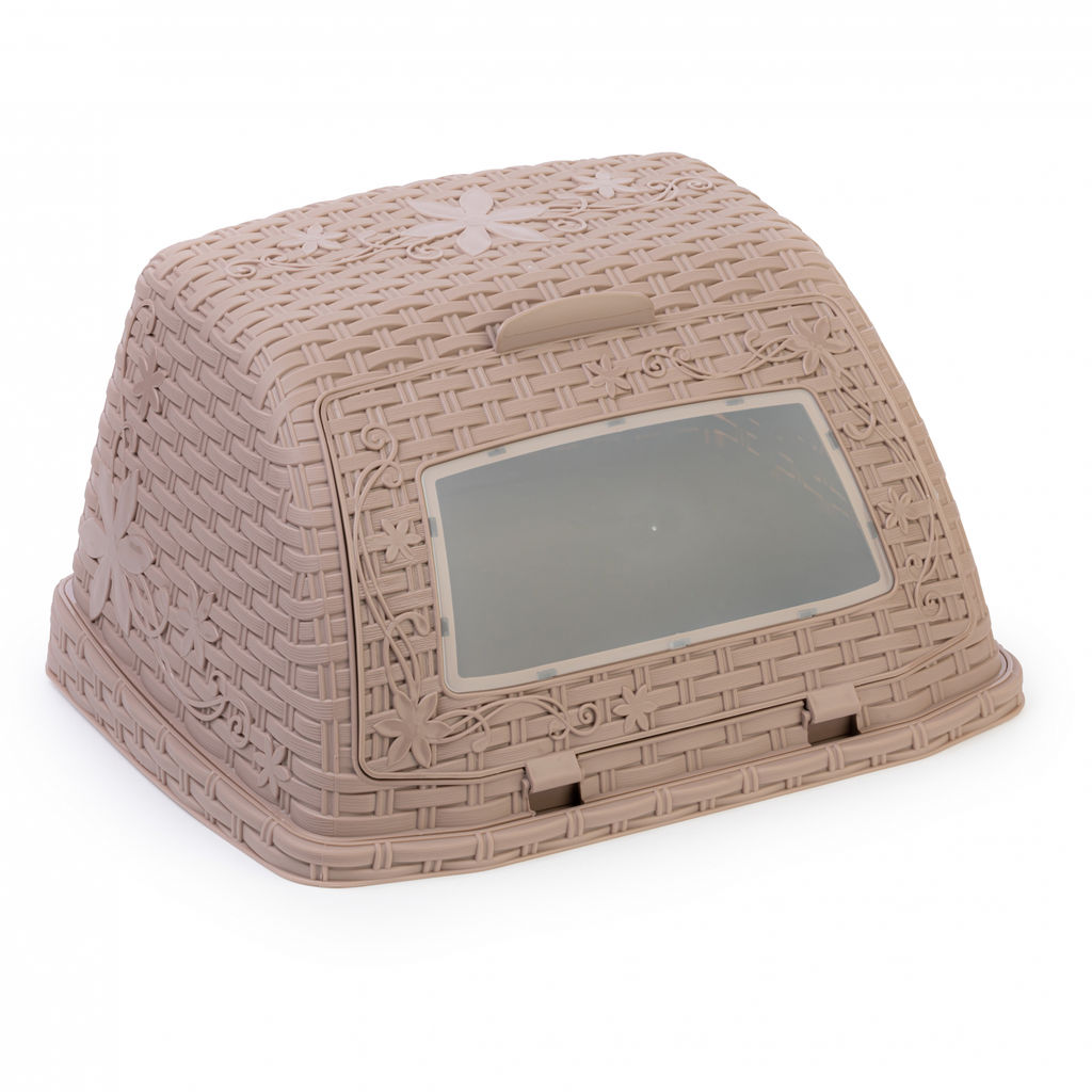 Хлебница "Плетенка" св.коричневый М4903