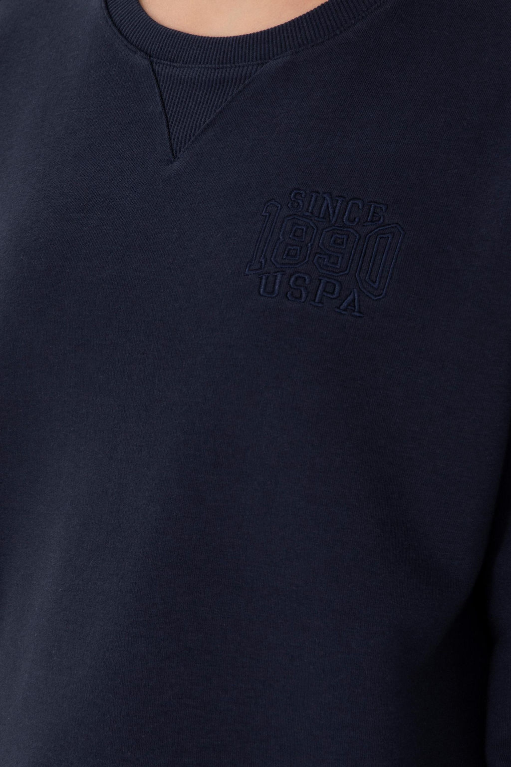 Женский темно-синий свитшот Неожиданная скидка в корзине - U.s. polo assn фото 7