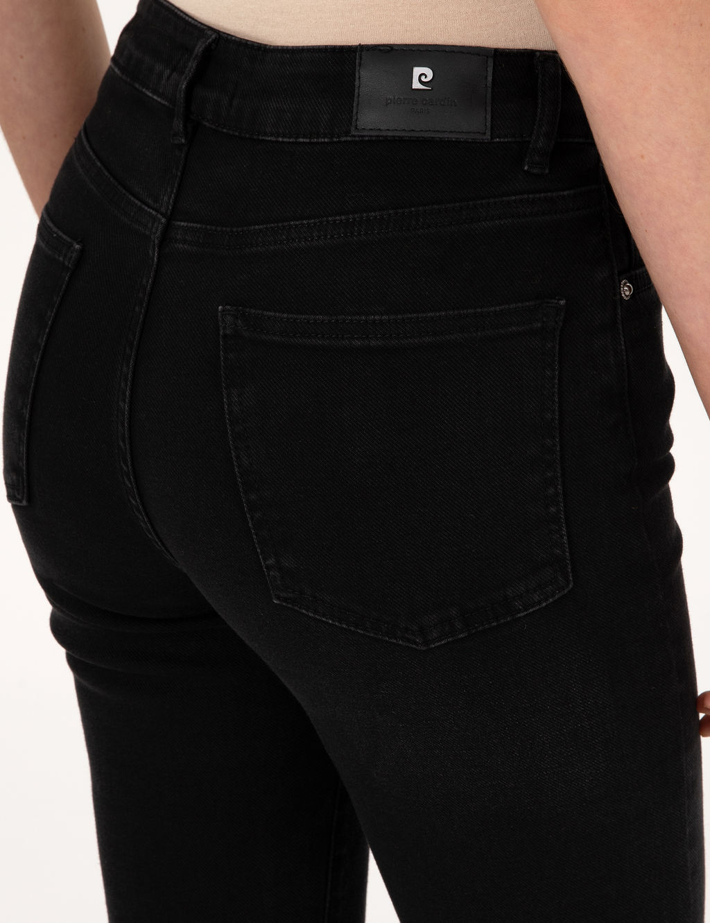 Siyah Flare Fit Jean Pantolon