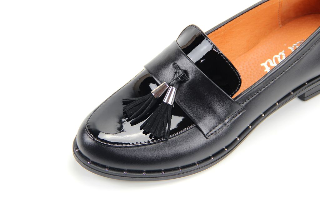 Лоферы EDART 117.madonna 9g.black+laq  фото 8