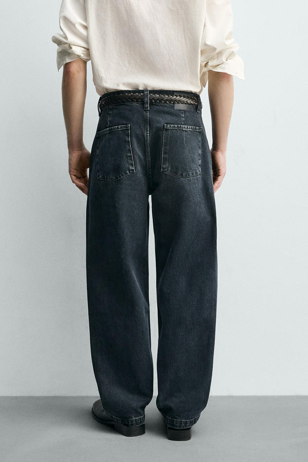 DENIM CHINO TROUSERS - Zara фото 22