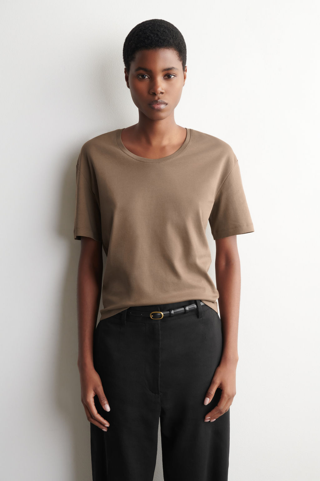 CAMISETA DE ALGOD?N CON CUELLO REDONDO - H&m фото 4