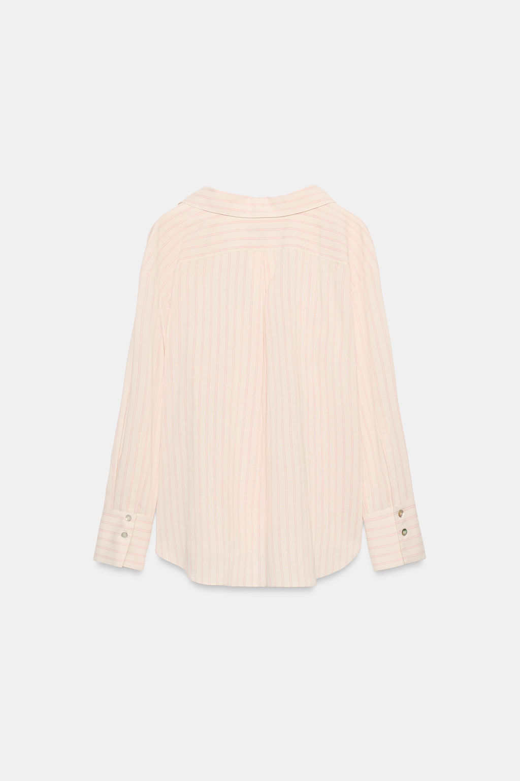 CAMISA RAYAS ZW COLLECTION / Rosa / Blanco - Zara фото 7