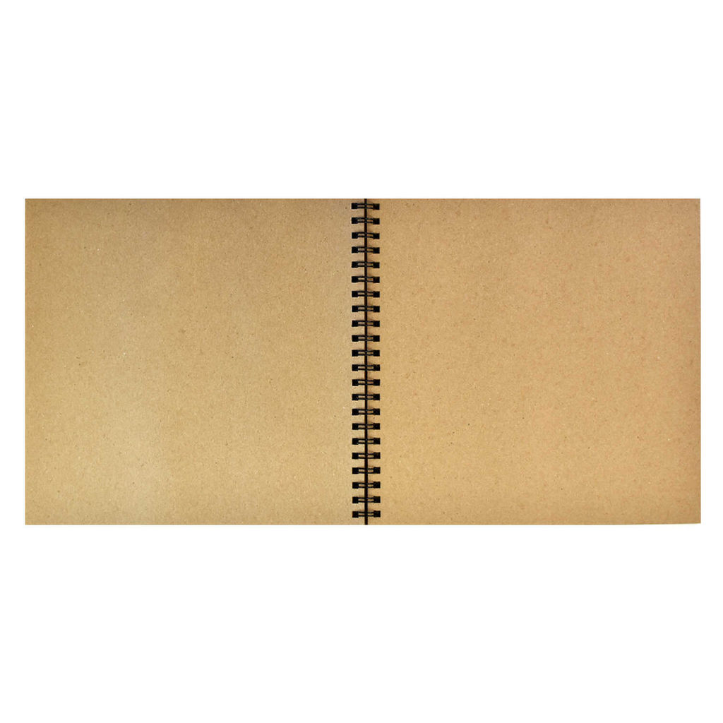 Альбом для рисования маркерами 195х195 мм, 40 л, блок - маркерная крафт-бумага 90 г/м?, арт. 61239 КОФЕЙНЫЙ ДОМИК