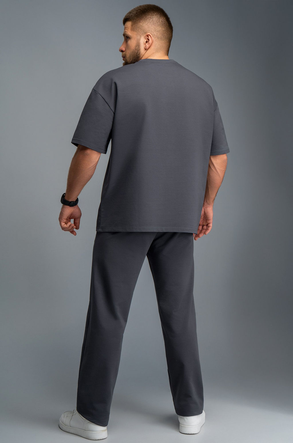 Мужской костюм из футера с брюками Happyfox  фото 15