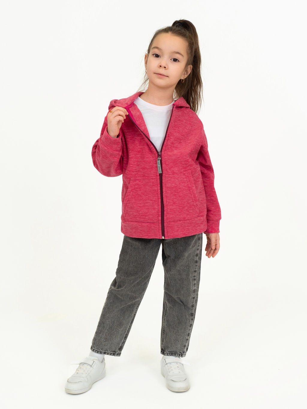 Кофта детская флисовая на замке 601кт (134)