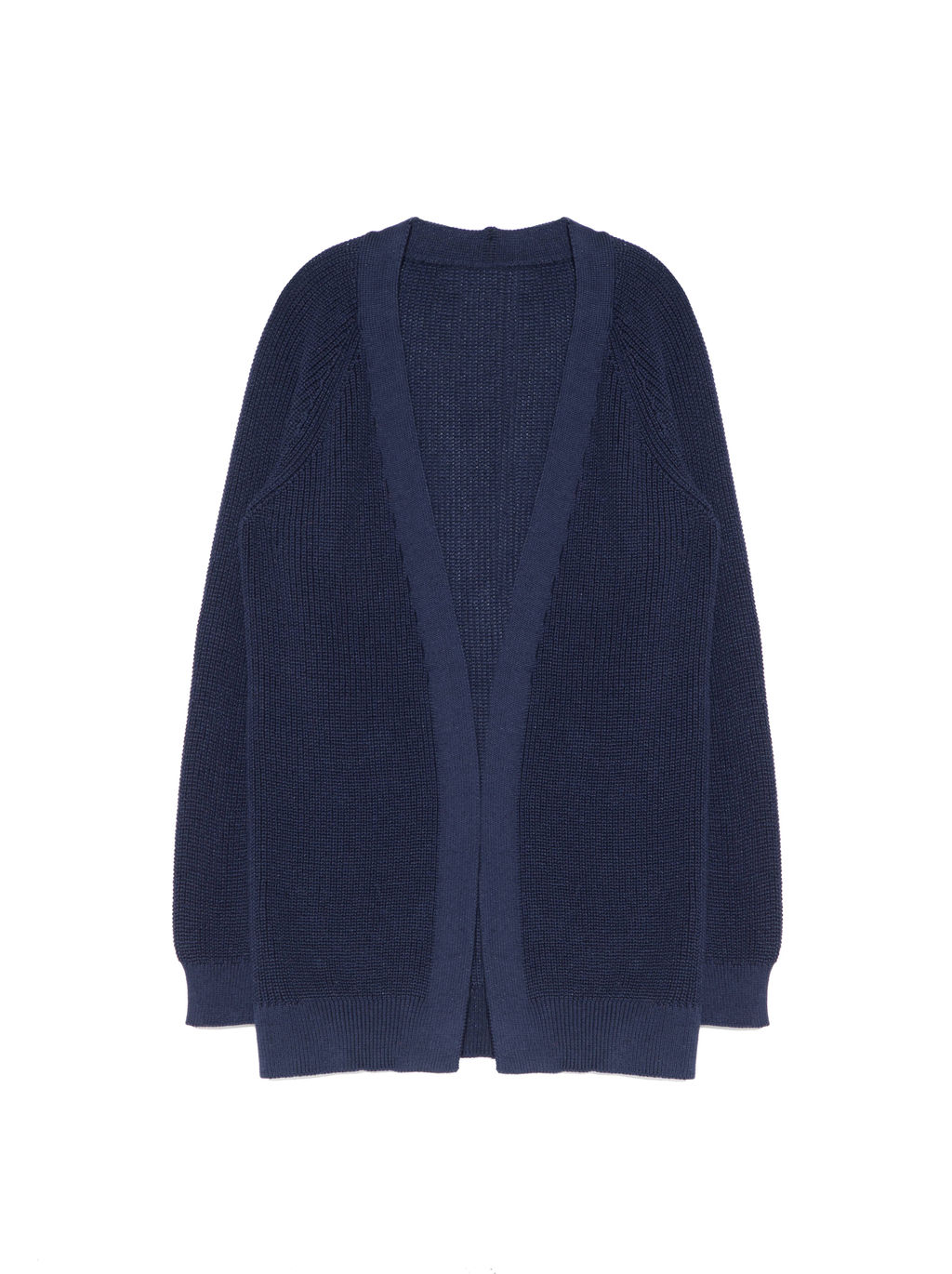 CONTE Удлиненный кардиган из итальянской пряжи с вискозой и хлопком LDK 076 dark navy - Conte elegant фото 3