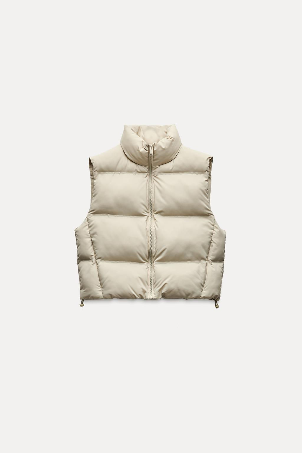 WATER-REPELLENT WINDPROOF PUFFER GILET - Zara фото 13