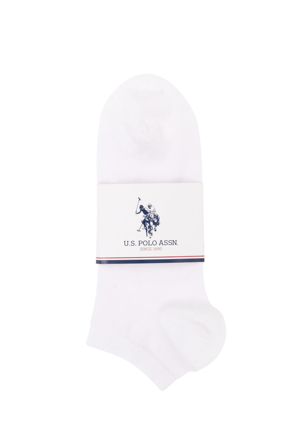 Мужские белые носки из 5 частей неожиданная скидка в корзине - U.s. polo assn фото 4