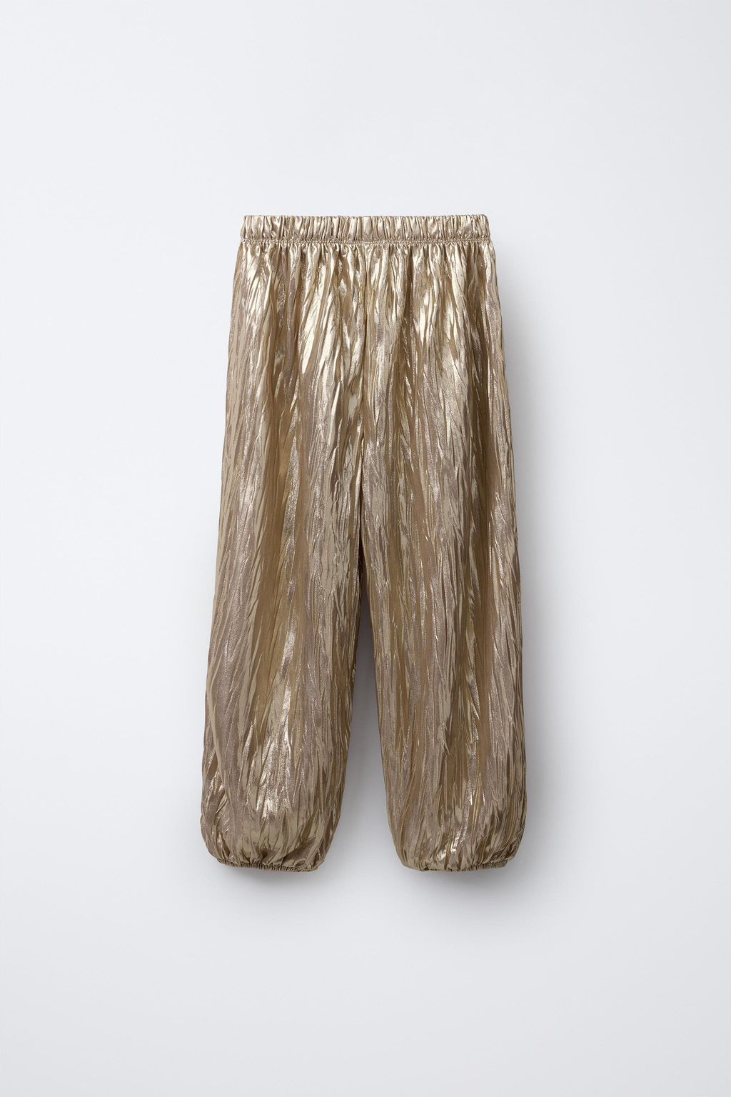 METALLIC SAROUEL TROUSERS - Zara фото 2