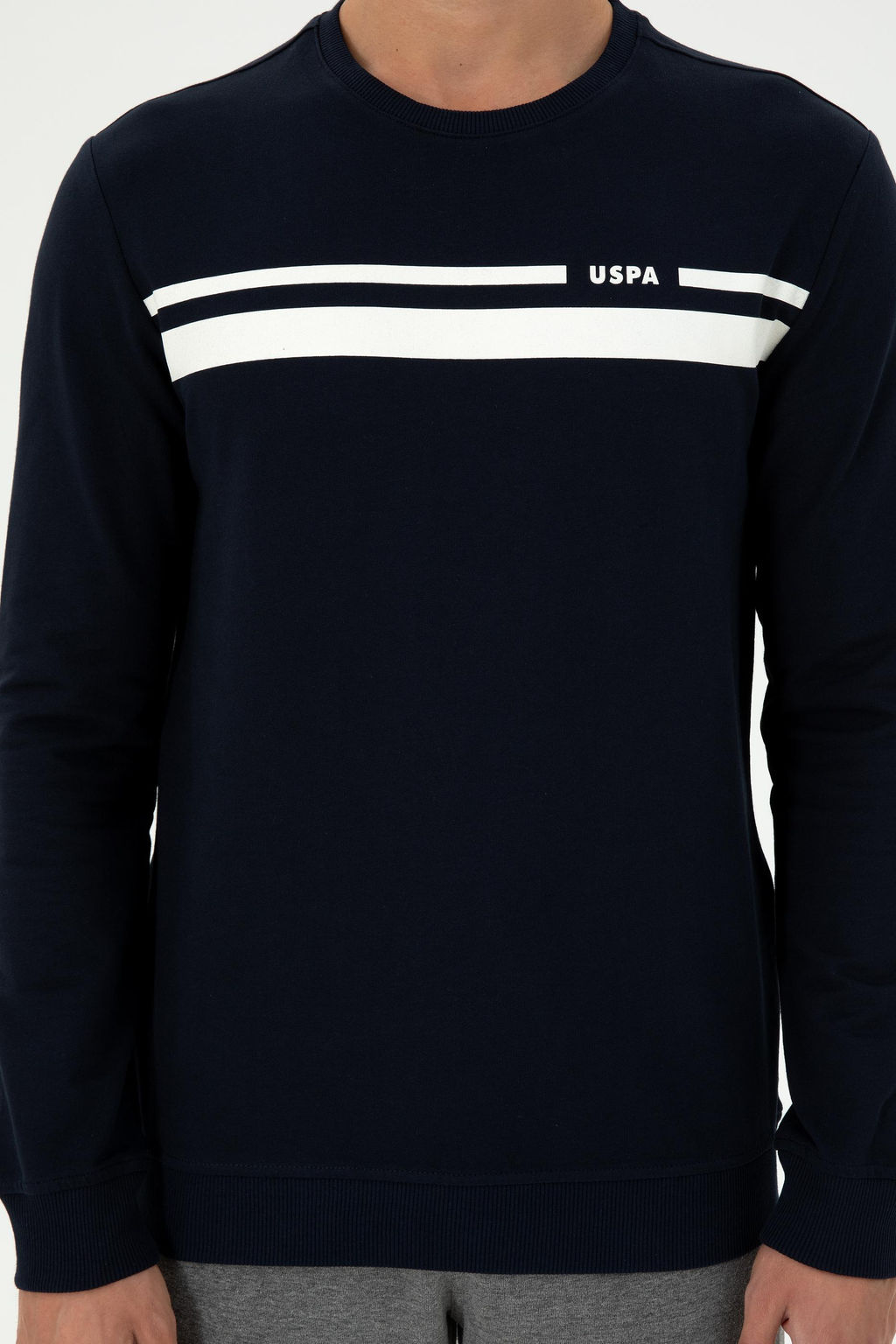 Мужской темно-синий свитшот - U.s. polo assn фото 6