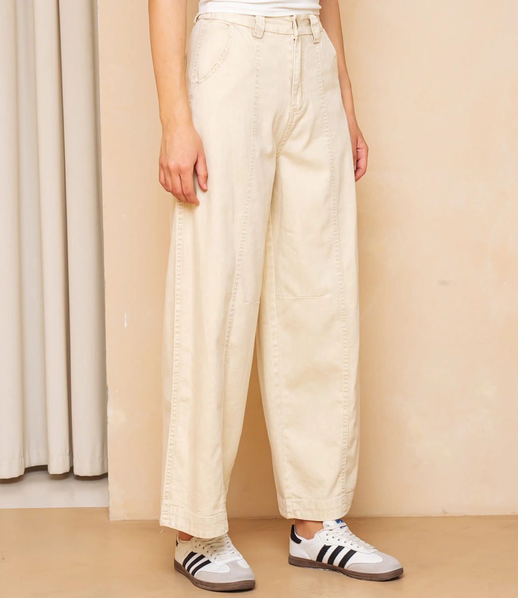 Джинсы #КТ2031 (3), бежевый - Dommod фото 3