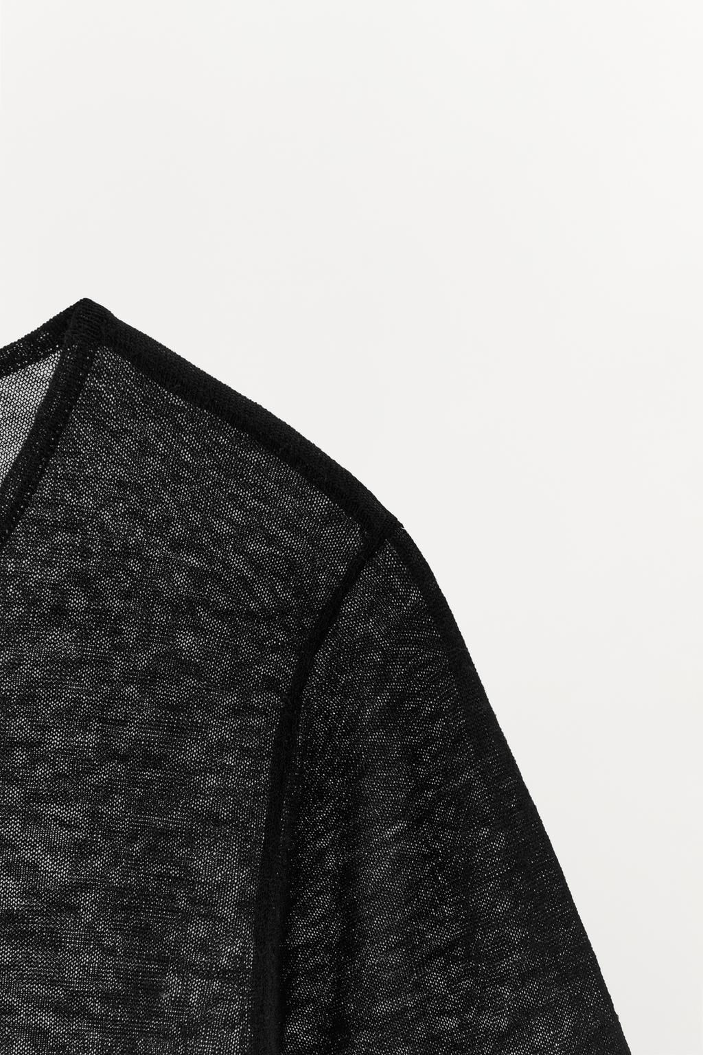 100% WOOL T-SHIRT - Zara фото 16