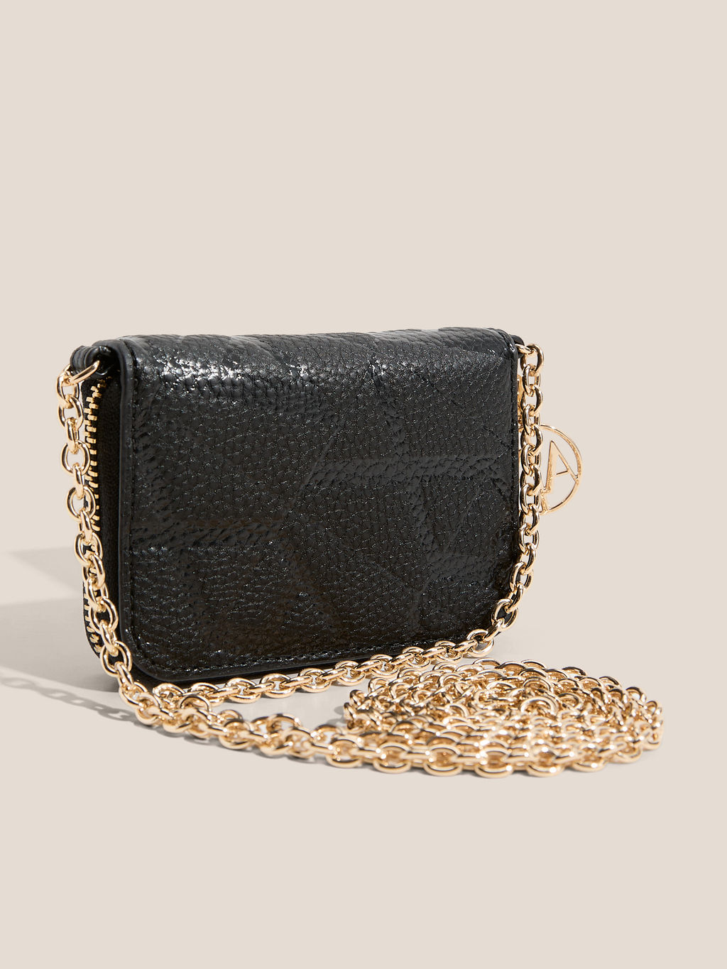 Женская сумка через плечо ARMANI EXCHANGE GYNGER Артикул 4368471, черный  фото 3