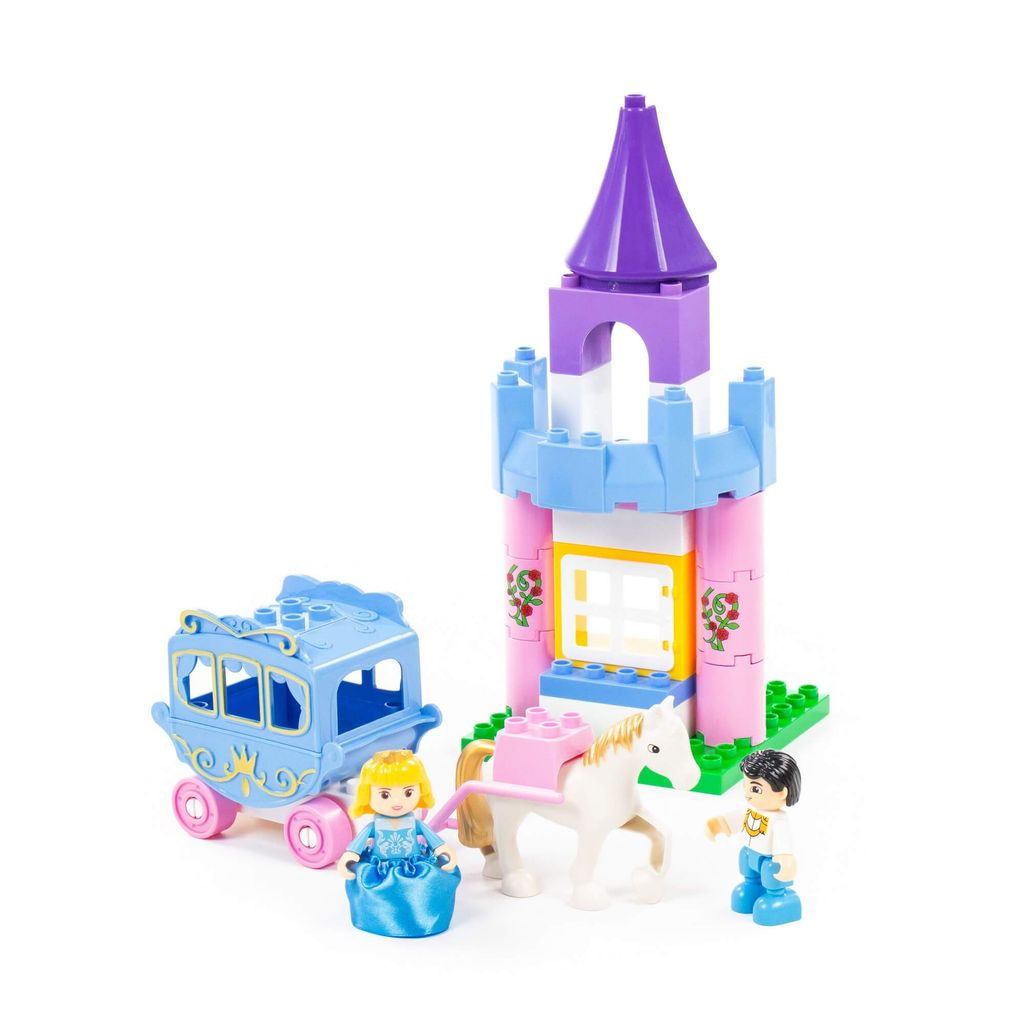 Конструктор Макси - Весёлая принцесса (146 элементов) (в коробке) - Полесье фото 4