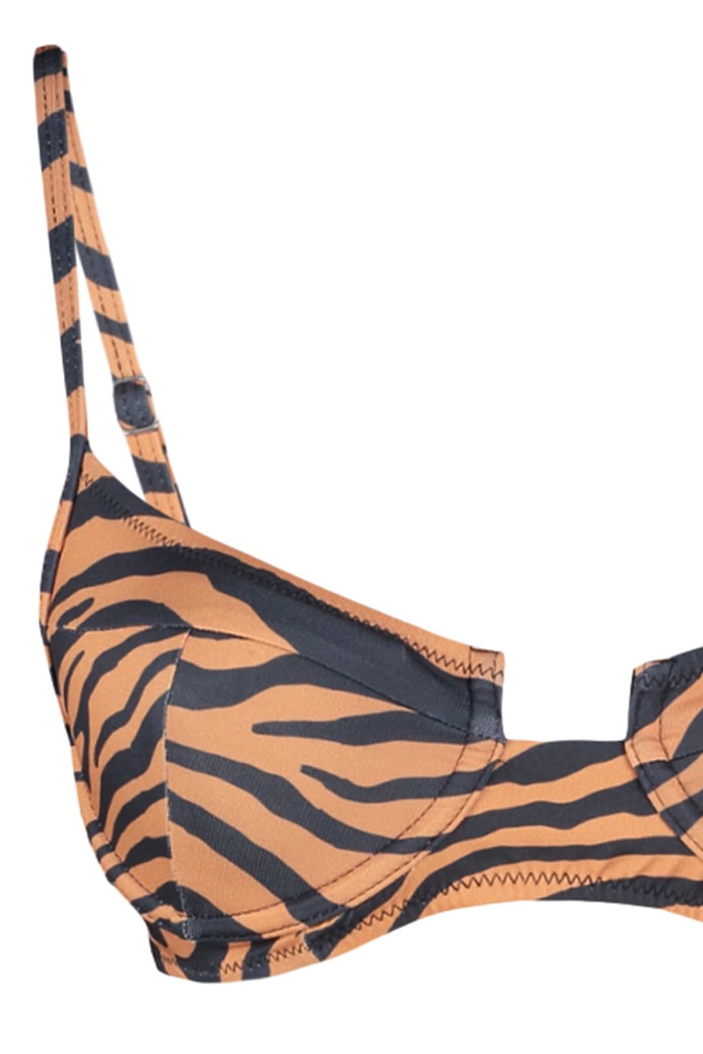 Zebra Desenli Balkonet Bikini Ustu TBESS21BU0018 - Trendyolmilla фото 7