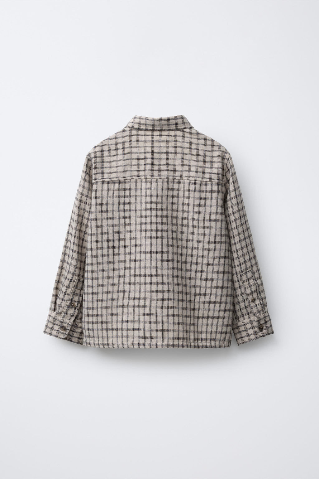CHECKED FLANNEL SHIRT WITH POCKET - Zara фото 2