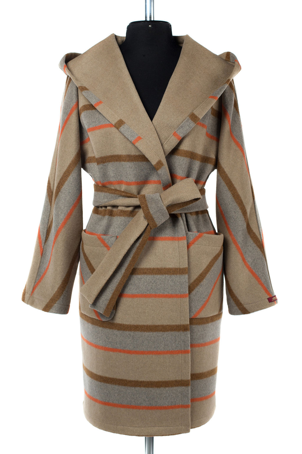 Пальто женское демисезонное (пояс) - El podio фото 8