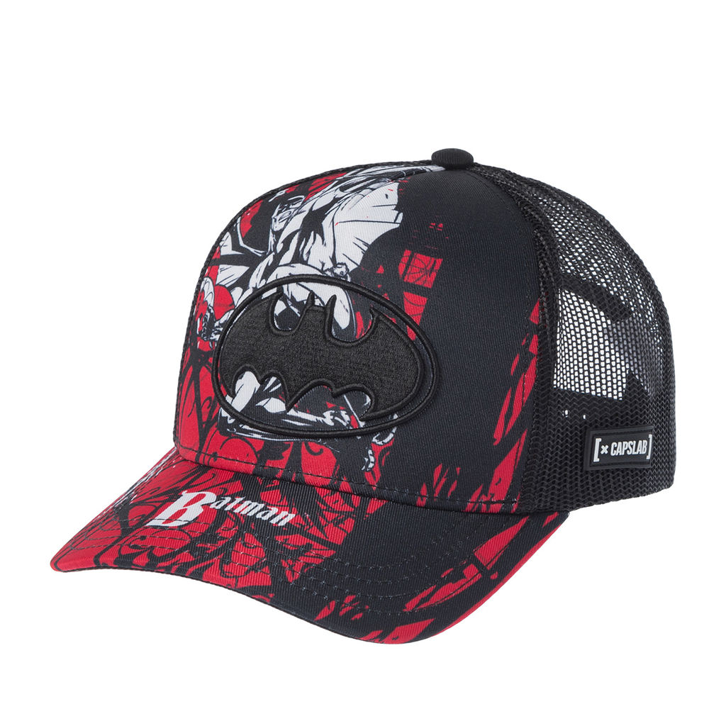 Бейсболка CAPSLAB арт. CL/DC10/1/CT/GRA DC Comics Batman (красный / черный)