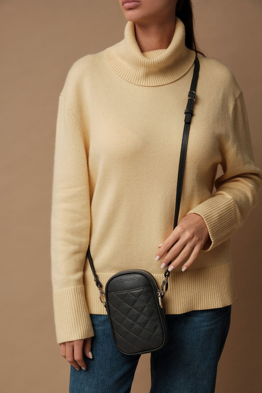 Сумка кожаная Azaro 30832 асфальт