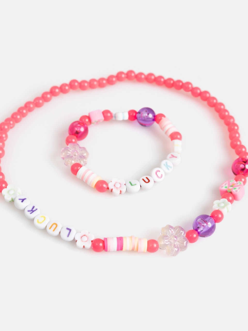ACOOLA / Набор (бусы + браслет) детский Maddy разноцветный  фото 3