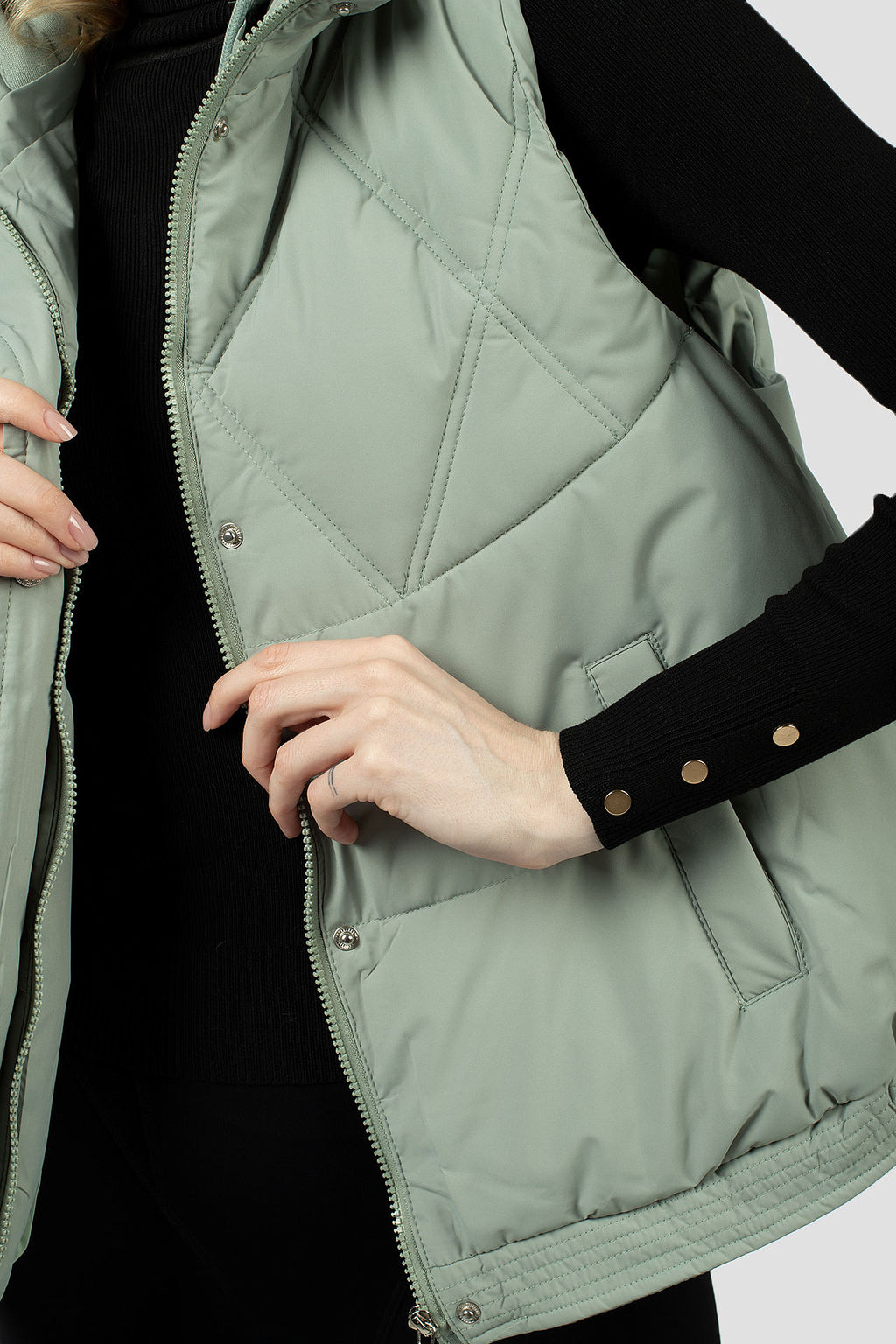 04-3201 Куртка женская демисезонная (Холлофайбер 150) - El podio фото 6