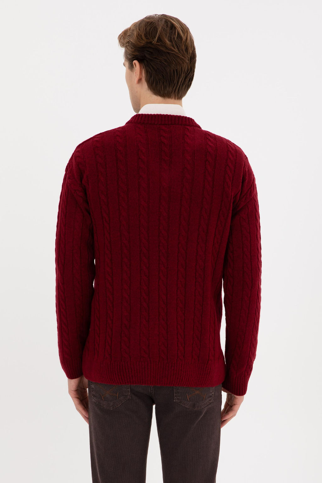 Erkek Bordo Kazak - U.s. polo assn фото 5