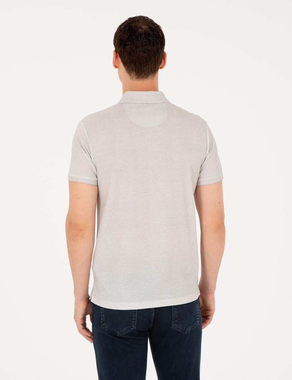 Bej Slim Fit Ti__rt - Pierre cardin фото 5