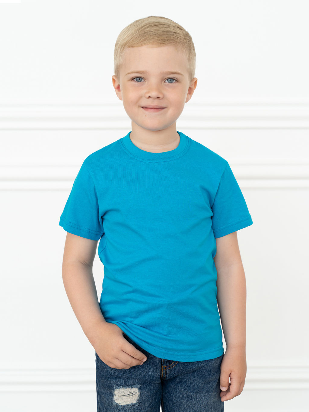 Футболка детская бирюза