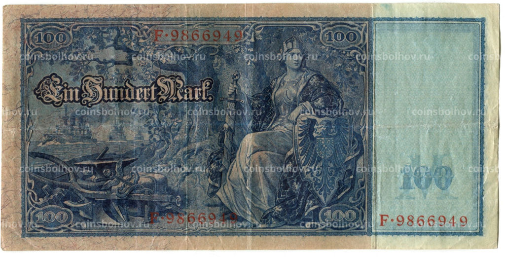 100 марок 1910 года Германия