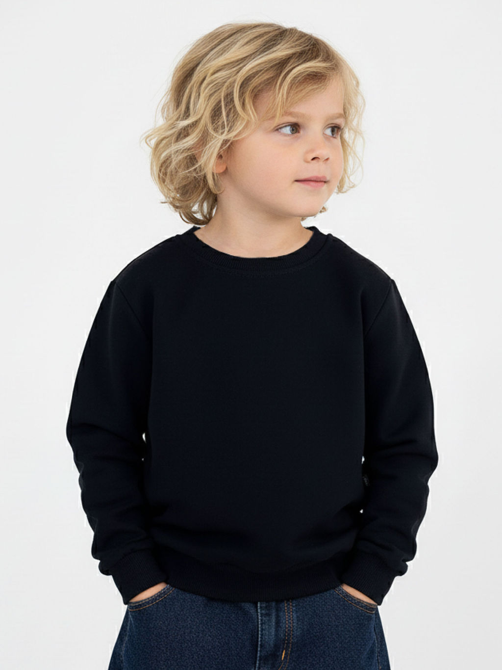 Свитшот с аппликацией 22-0533 черный|красный - Mini maxi фото 14