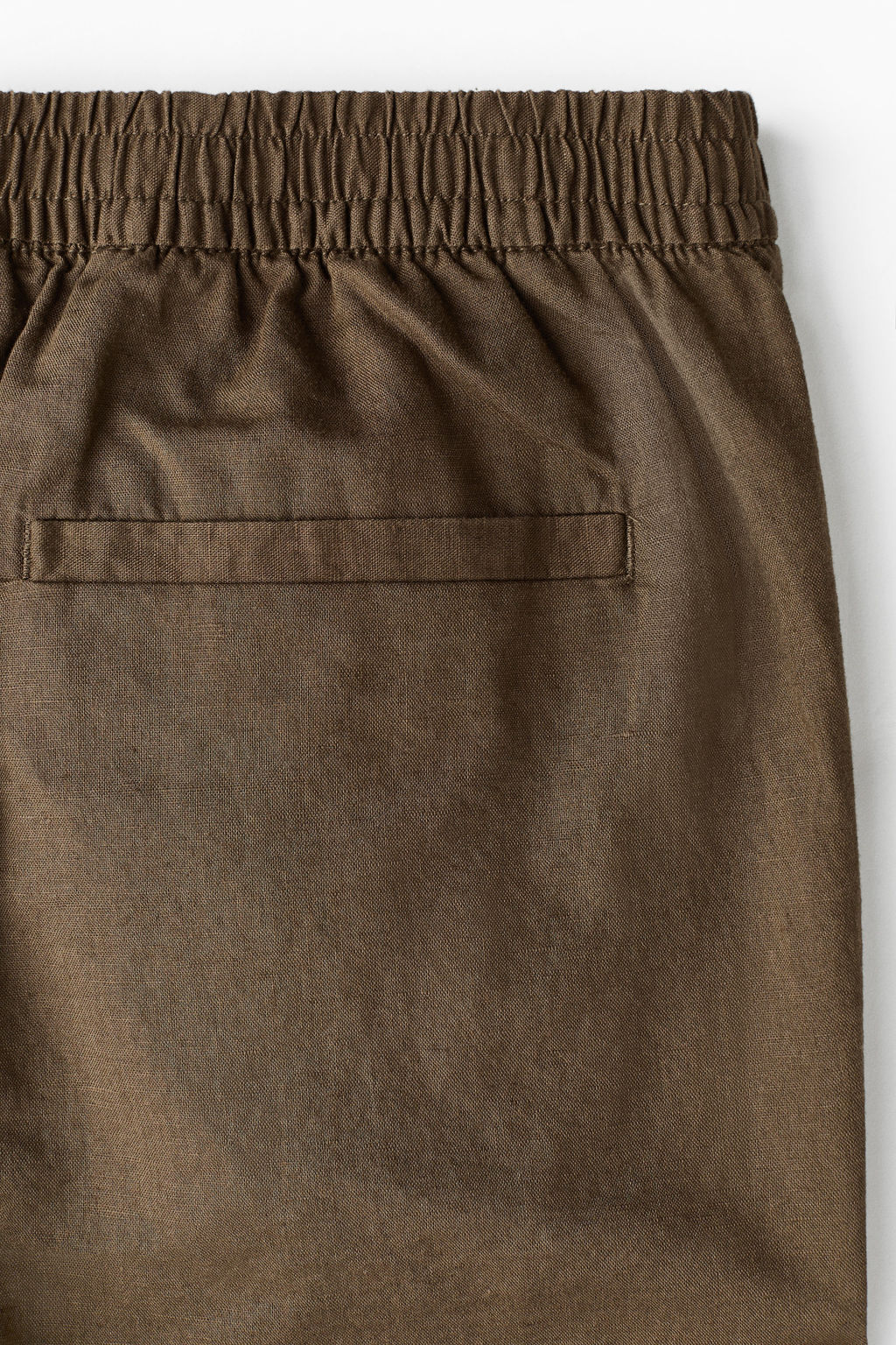 Pantal?n corto en mezcla de lino Regular Fit - H&m фото 8