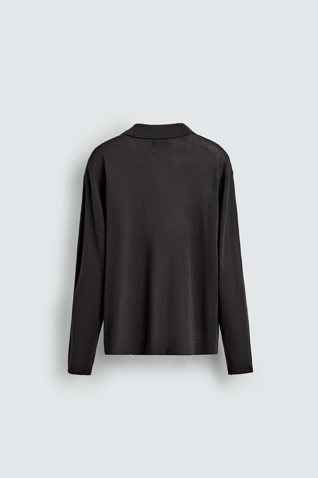 TEXTURED KNITTED POLO SHIRT - Zara фото 8