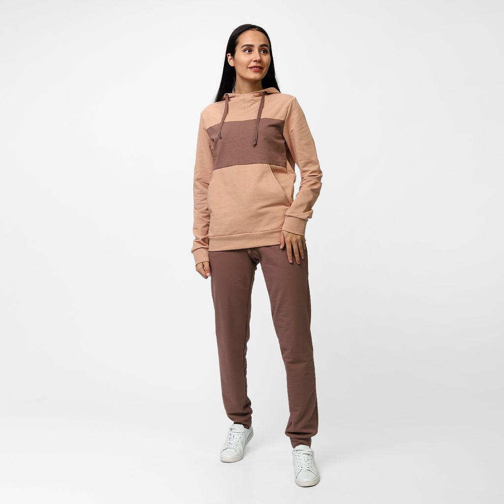 RODOS Спортивный костюм женский весна/лето М-244 Графит/Пыльная роза  фото 7