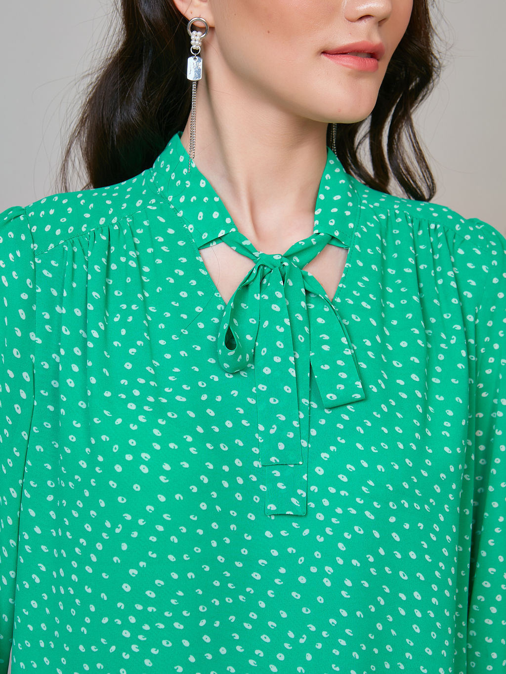 Блуза из креп-шифона - Stilla фото 11