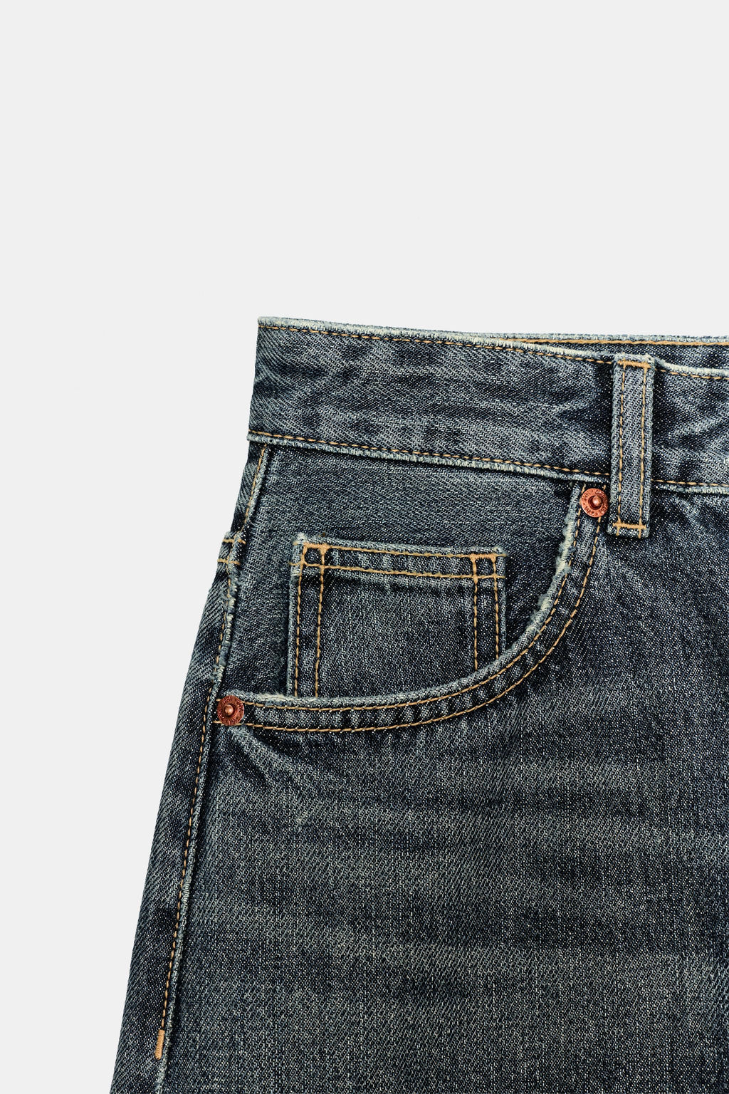 TRF EXTRA WIDE-LEG HIGH-WAIST JEANS - Zara фото 16