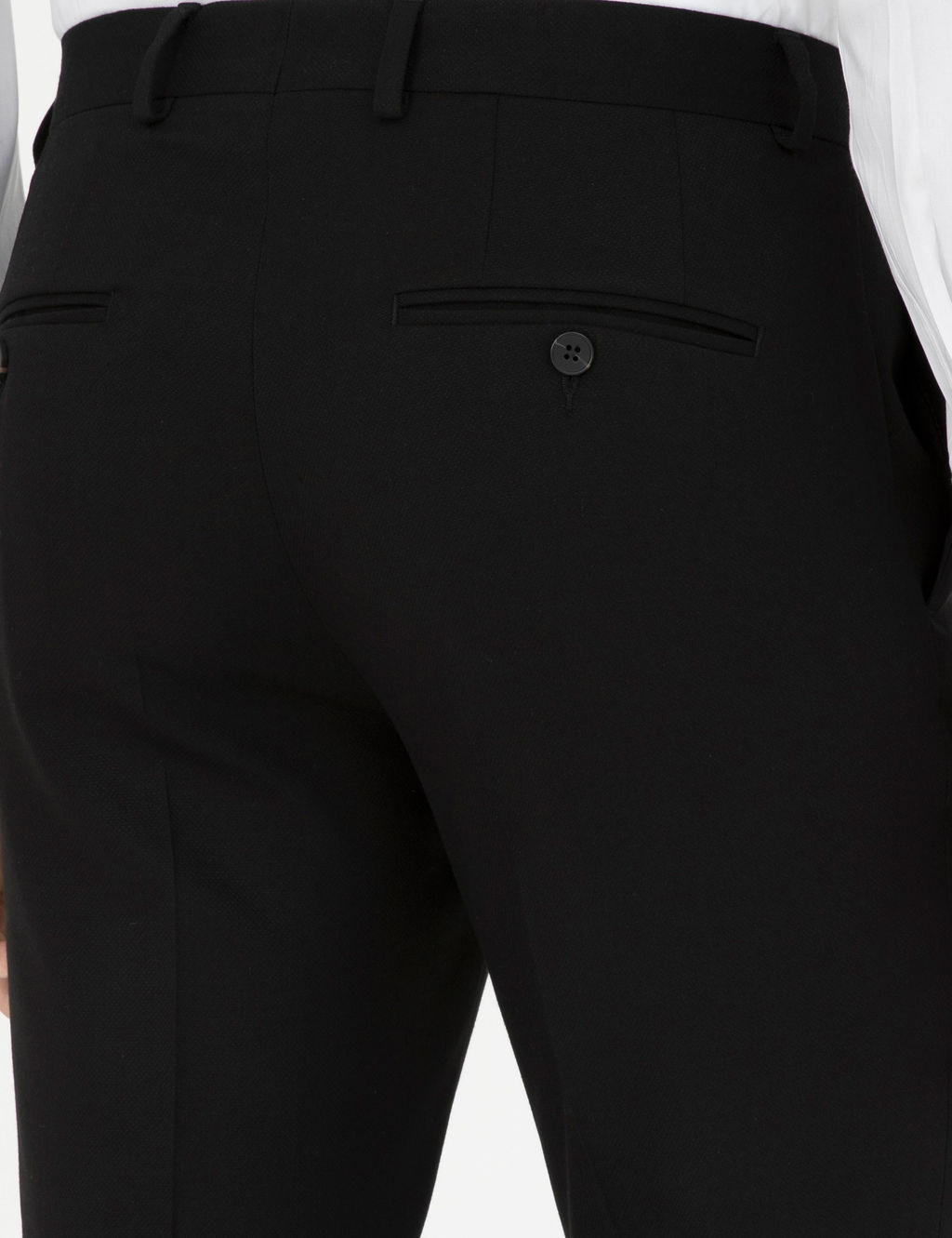 Siyah Slim Fit Kuma_ Pantolon