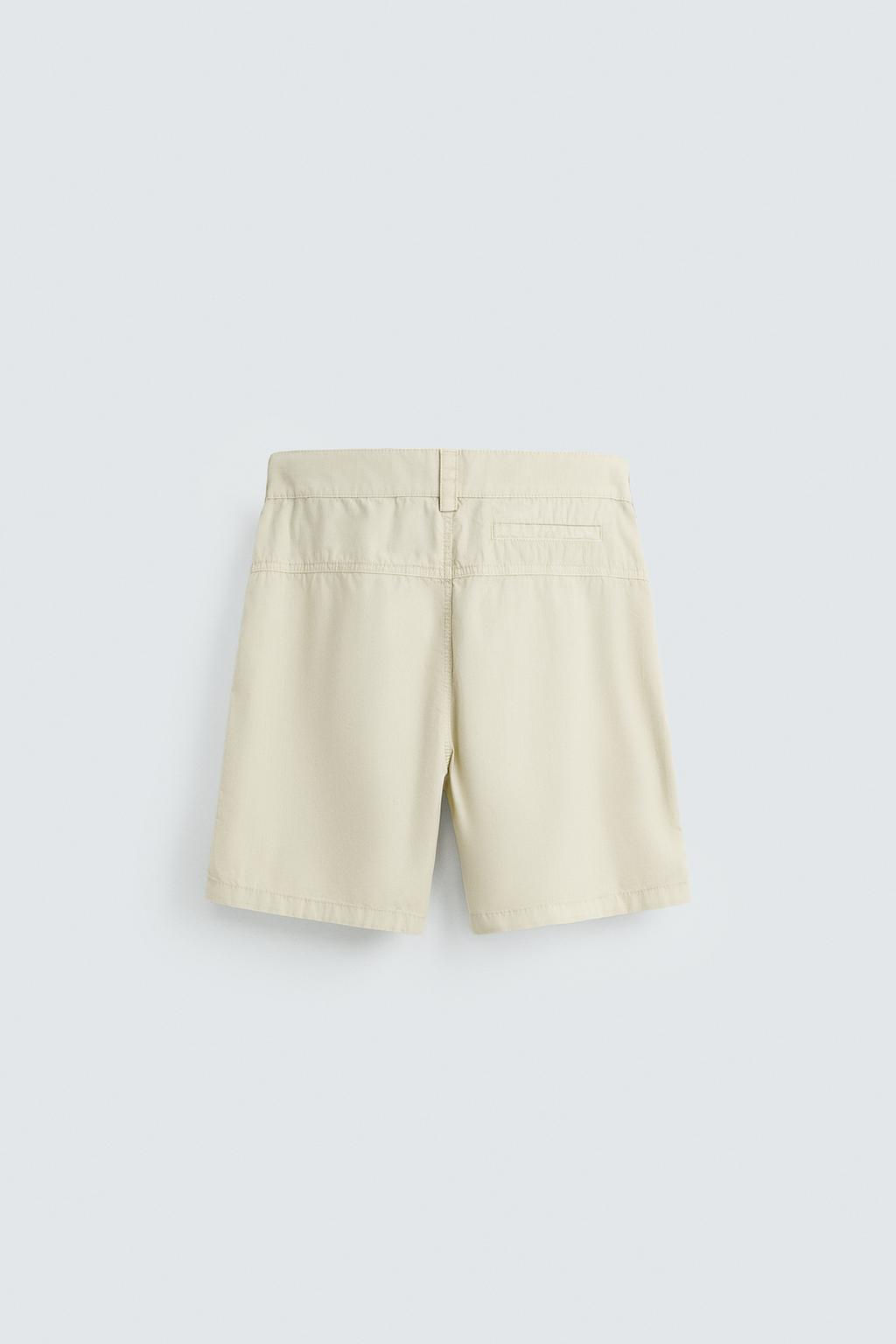 WASHED COTTON BERMUDA SHORTS - Zara фото 38