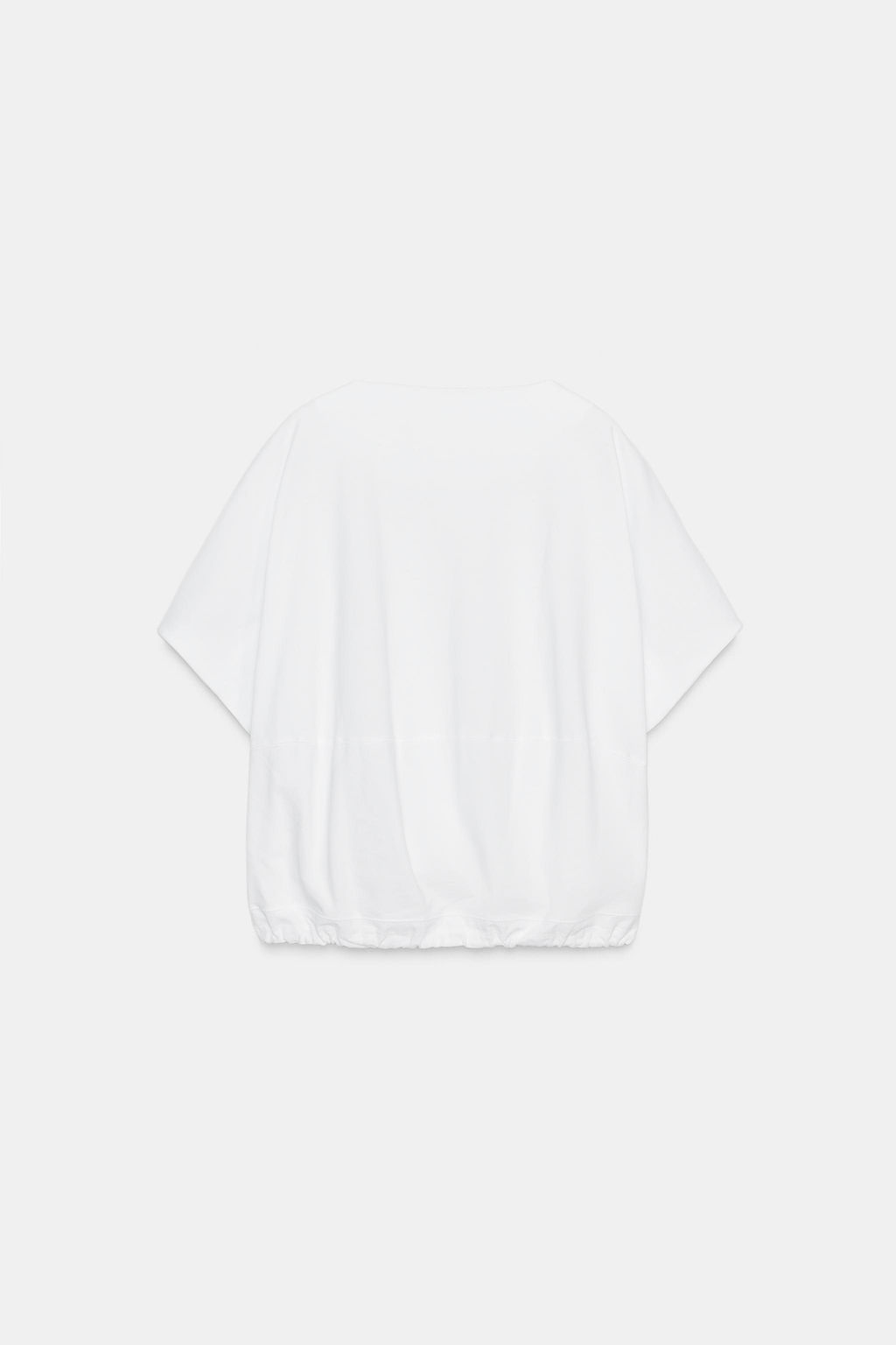 COTTON T-SHIRT WITH TIES - Zara фото 10