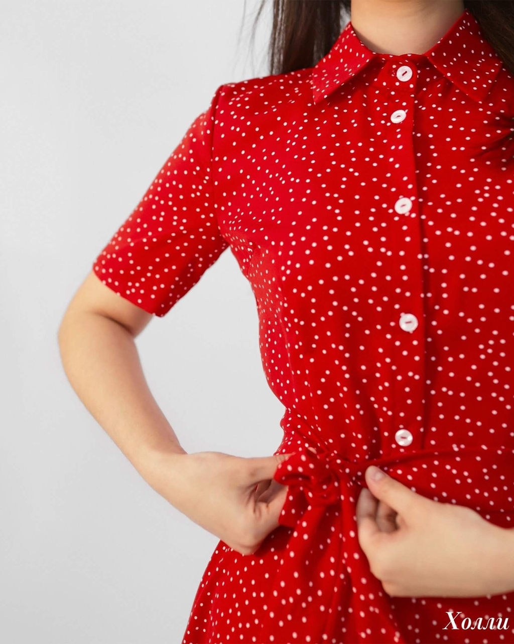 Платье Холли (красный) - Nadi bordo фото 7