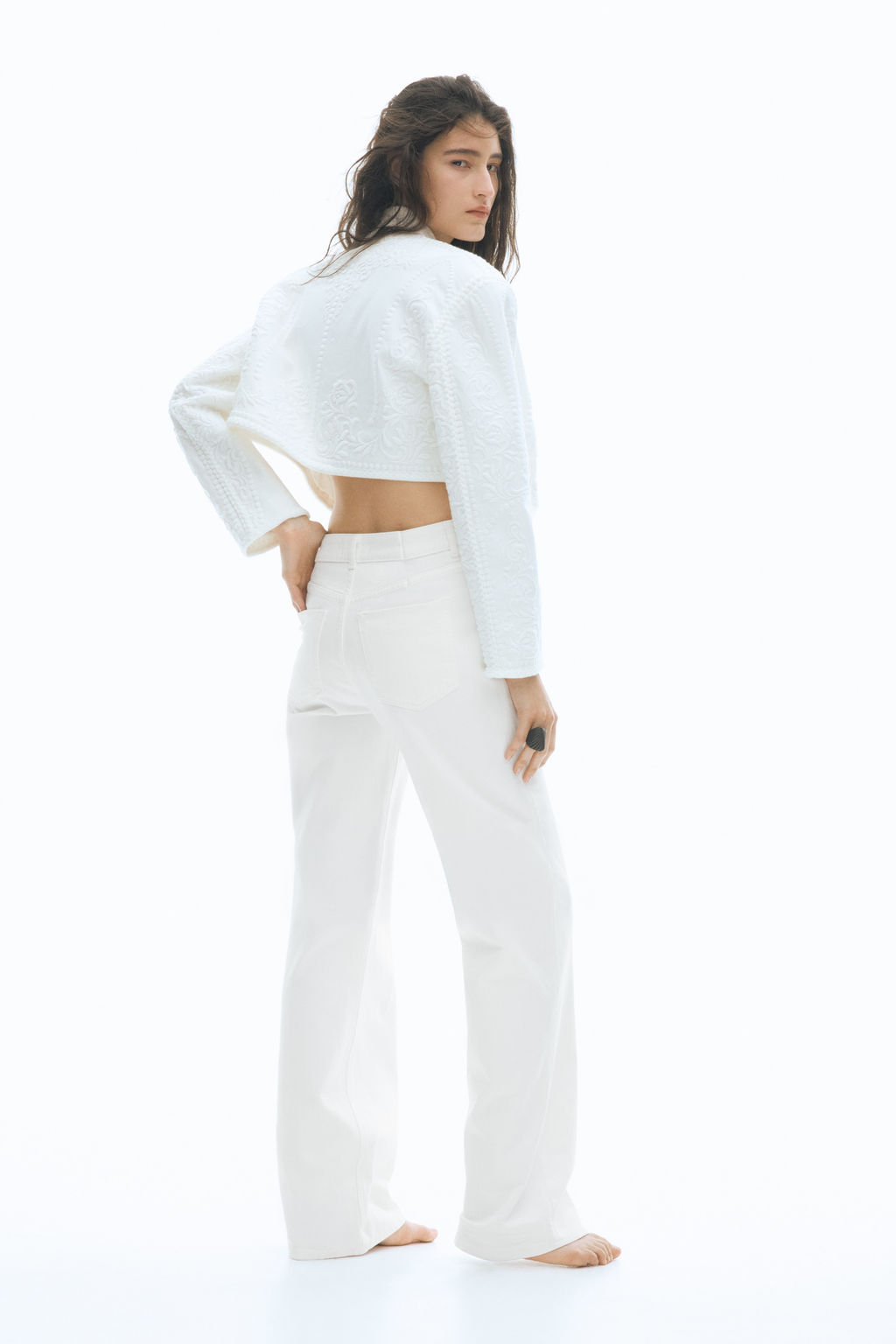 Wide High Waist Jeans - H&m фото 21