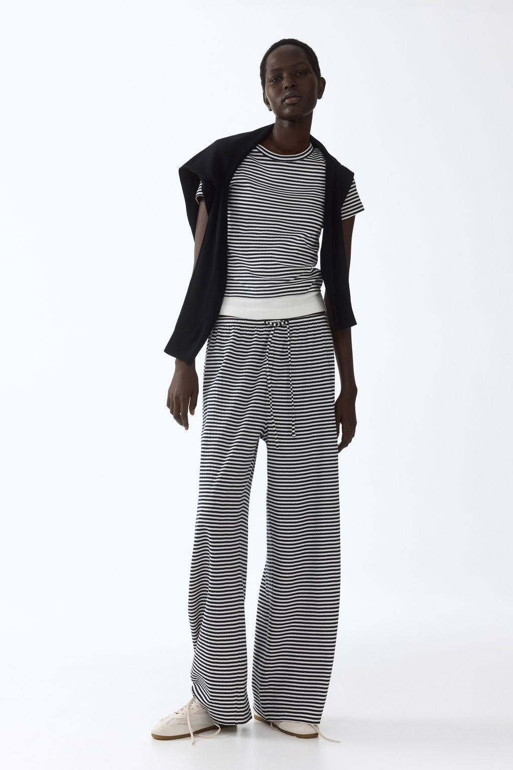Pantal?n de canal? con cord?n de ajuste - H&m фото 7