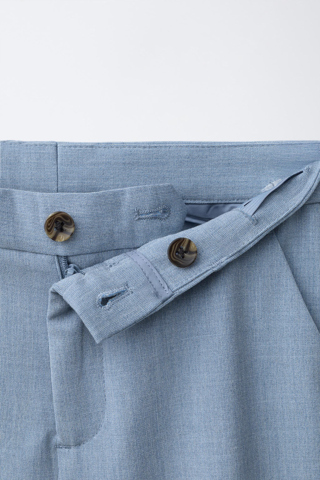 PANTAL?N TRAJE / Azul pastel - Zara фото 3
