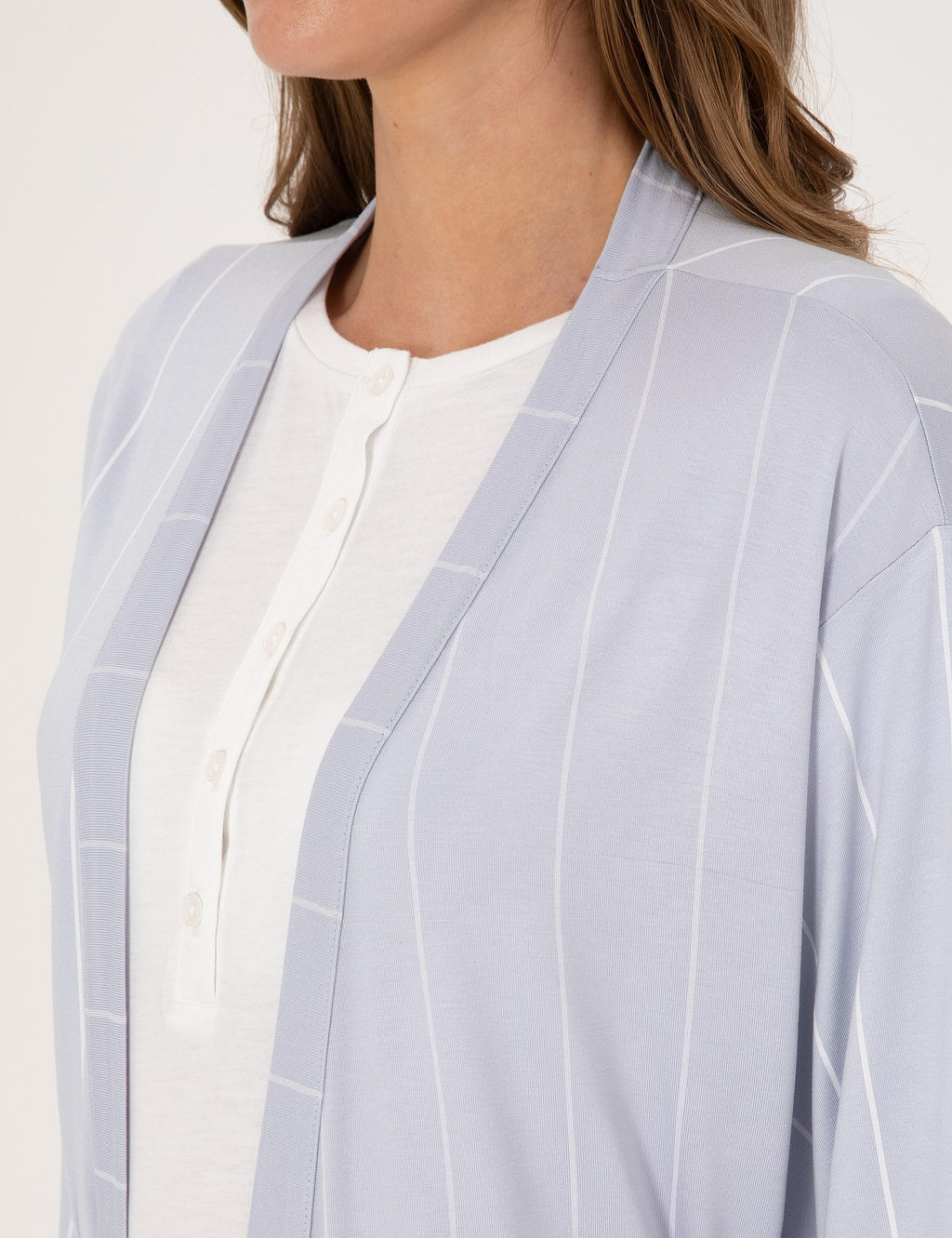 Beyaz 3l_ Lohusa Pijma Tak_m_