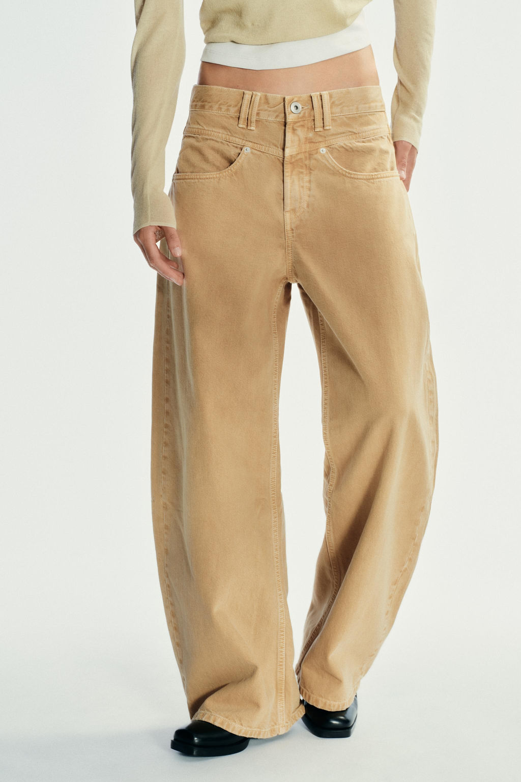 TRF BAGGY LOW-RISE JEANS - Zara фото 11