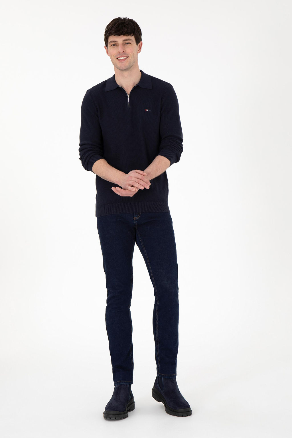Erkek Lacivert Basic Kazak - U.s. polo assn фото 4