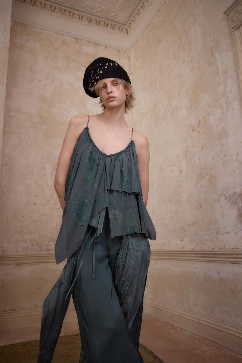 BEADED WRAP TROUSERS - Zara фото 2