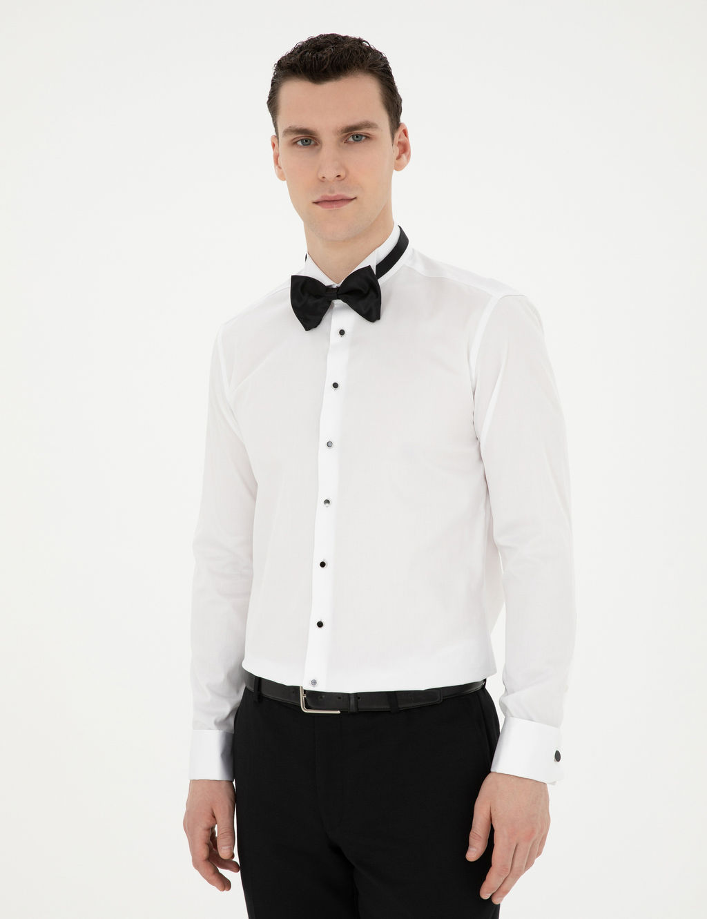 Beyaz Slim Fit Smokin G_mlek